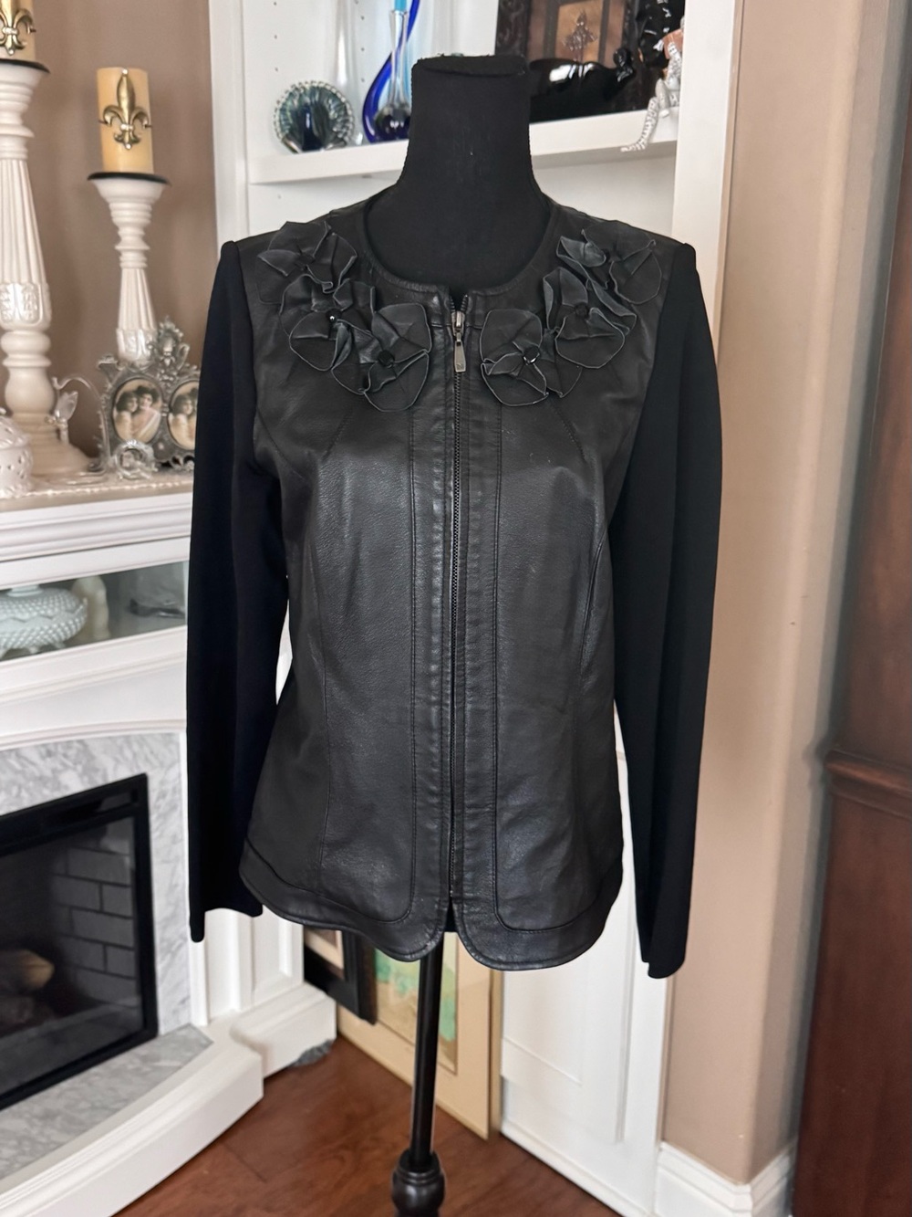Vintage Peter Nygard Black Leather Jacket
